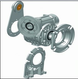 蜗轮蜗杆减速机-MI系列圆箱蜗轮蜗杆减速机